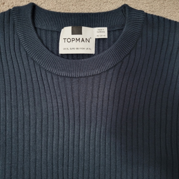 TOPMAN Knitted Short Sleeve Sweater - Picture 2 of 6